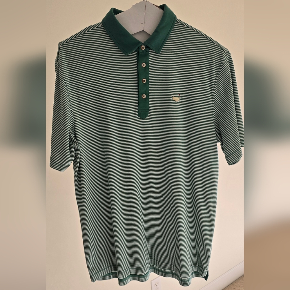 Masters striped shirt Large